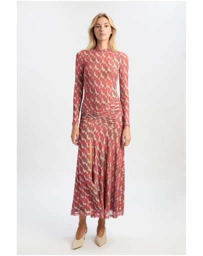 Bardot - Lea Printed Mesh Dress