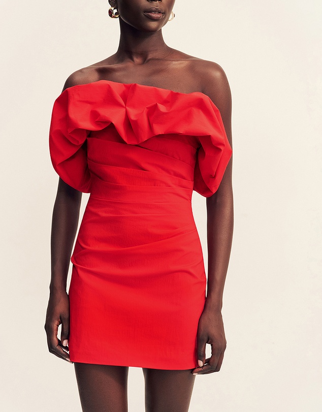 Shona Joy - Campbell Strapless Bubble Mini Dress