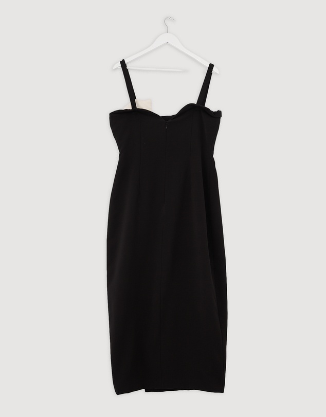 Revibe - Repaired BY JOHNNY. Phillipa Fold Contrast Dress - AU 14