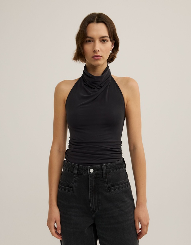 Witchery - High Neck Cowl Top