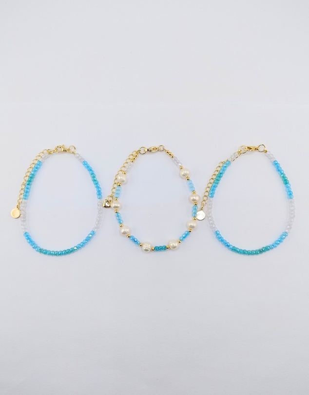 Miz Casa and Co - Crystal Beaded Bracelet Stack
