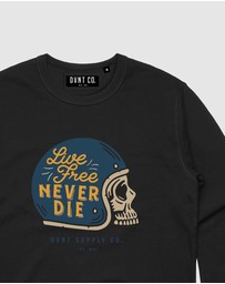 DVNT - Live Free Crewneck - Youth