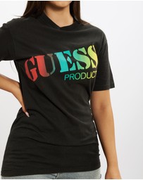 Vintage by The Real Deal - Pre Loved - 90s Guess Spell Out Tee