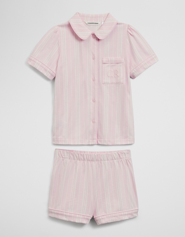 Country Road - Short Sleeve Button Through Sleep Set