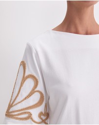 Sportscraft - Eliza Embroidery Top