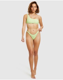 Insight - Angie Shirred Asymmetric Bikini