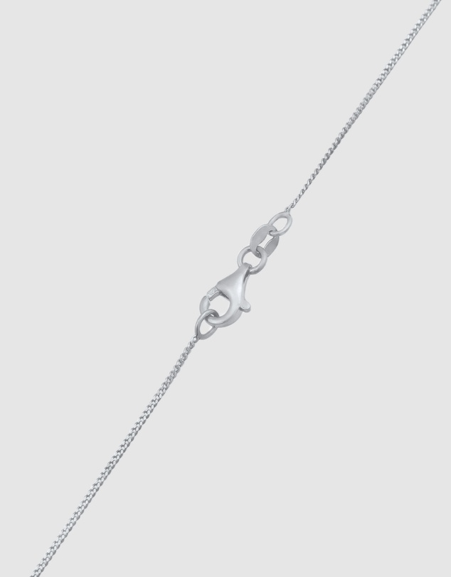 Elli Jewelry - Necklace Ribbon Zirconia 925 Sterling Silver