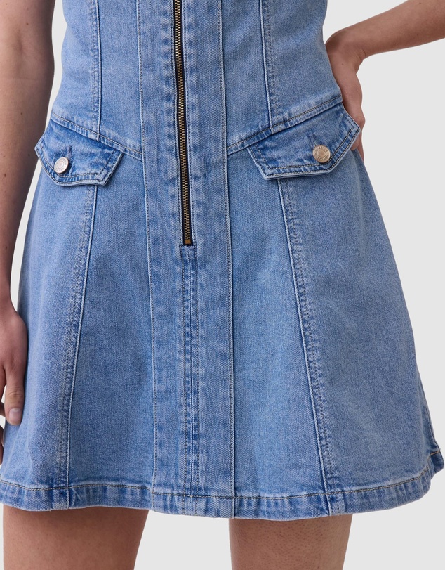 GAP - Sleeveless ZF V-Neck Mini Dress