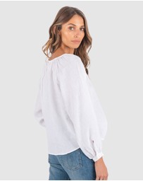 CAMIXA - Poem Linen Blouse
