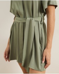 Atmos&Here - Holly Viscose Twill Mini Dress