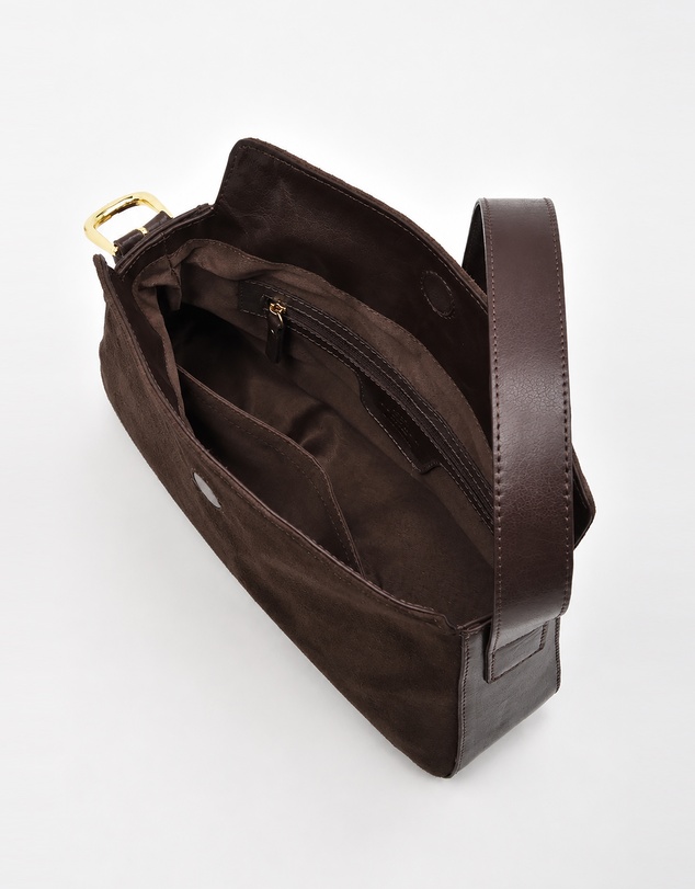 Cobb & Co - Portsea Suede Leather Shoulder Bag