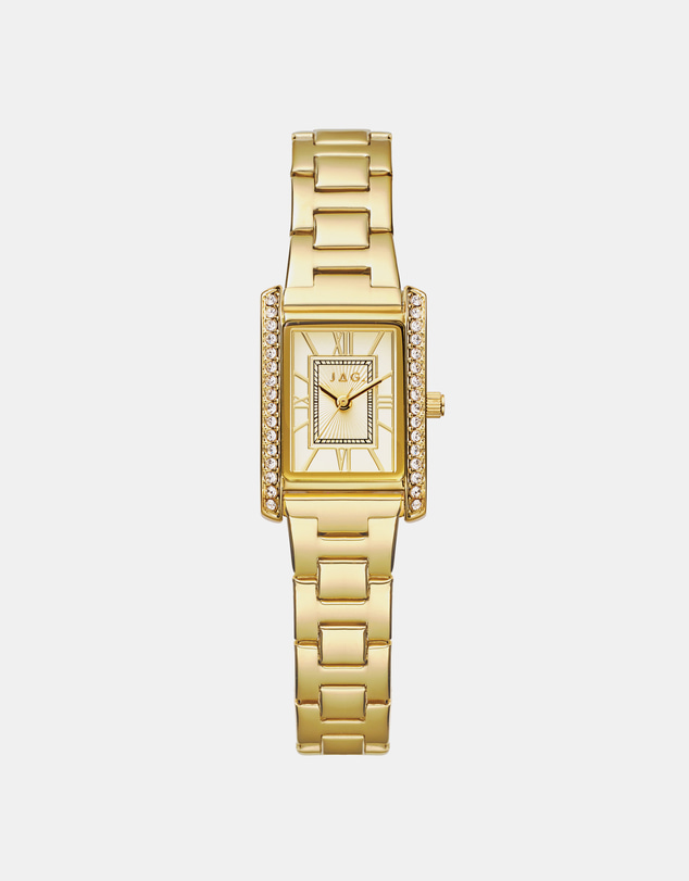 Jag - Sienna Womens Gold Dial 22mm Gold Watch