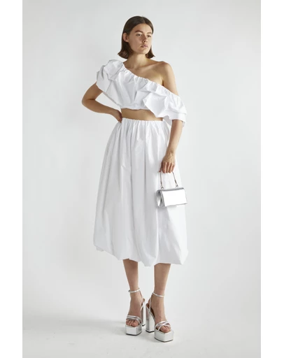 Glamorous - Puff ball midi skirt