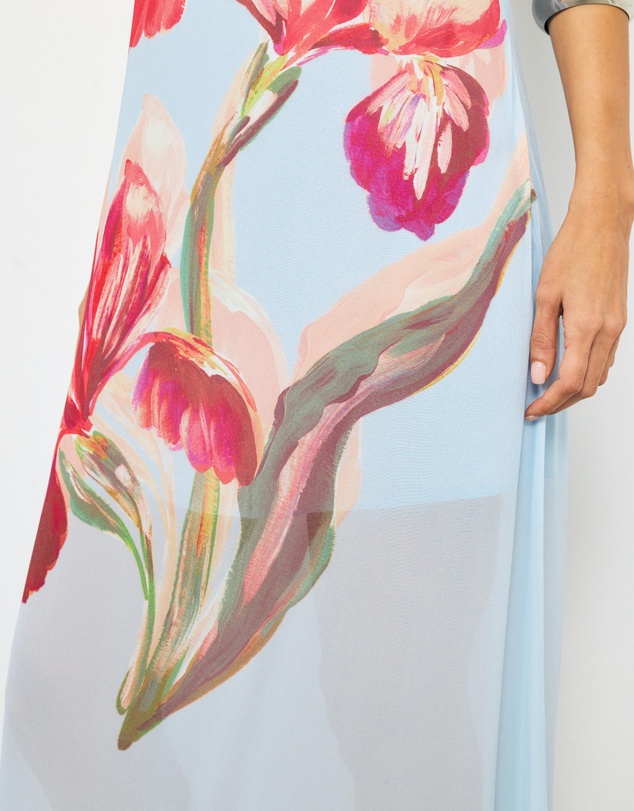 AERE - Rosalee One Shoulder Maxi Dress