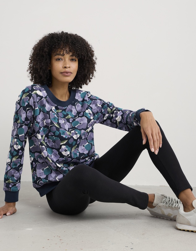 Seasalt - Seasalt Cornwall Black Sea Dance Cotton Leggings