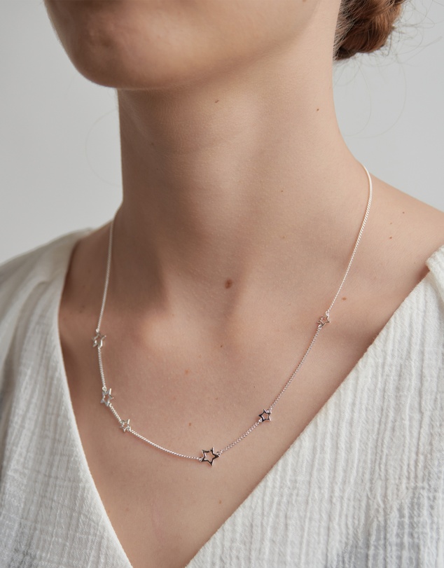 Karen Walker - Mini Scattered Star Necklace