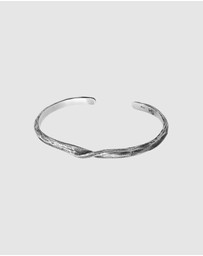 Haze & Glory - ICONIC EXCLUSIVE - Bracelet Bangle Twist in 925 Sterling Silver