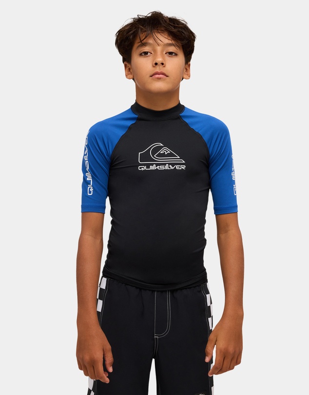 Quiksilver - Boys 8 to 16 On Tour Short Sleeve Rash Vest