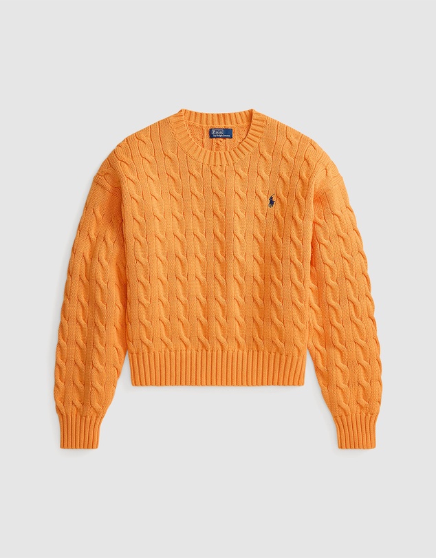 Polo Ralph Lauren - Cable-Knit Cotton Crewneck Sweater