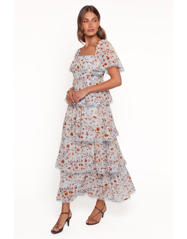 Petal & Pup - Chapel Maxi Dress - Blue Floral