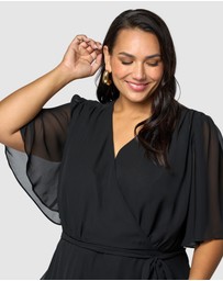 Pink Dusk by Curve Project - Hypnotic Maxi Dress