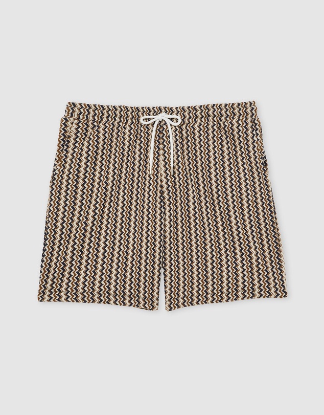REISS - Teti Stripe Drawstring Shorts