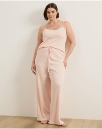 Atmos&Here Curvy - Melody Pointelle Cami Pants Pyjama Set
