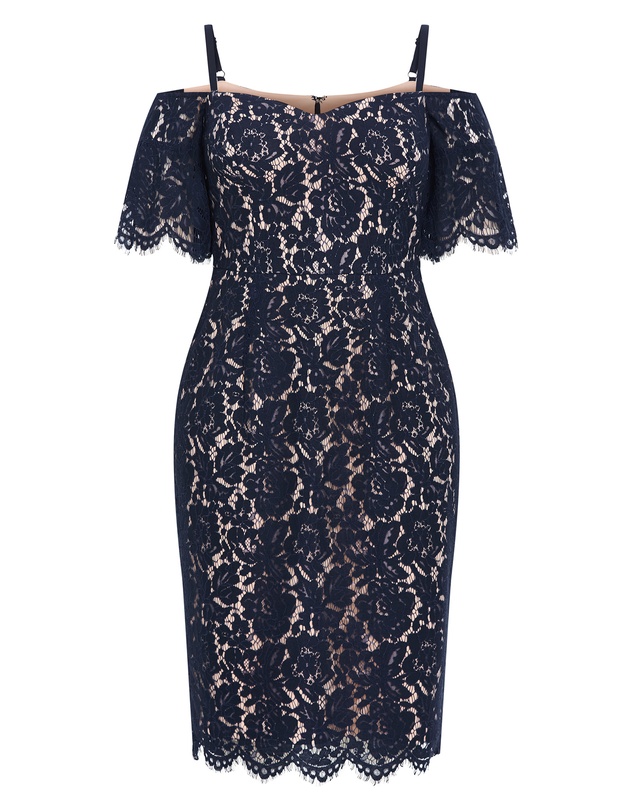 City Chic - Amelia Lace Midi Dress