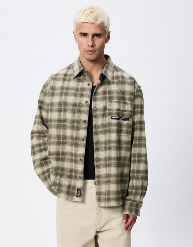 Thrills - Paradise Built Barrio Long Sleeve Flannel Shirt