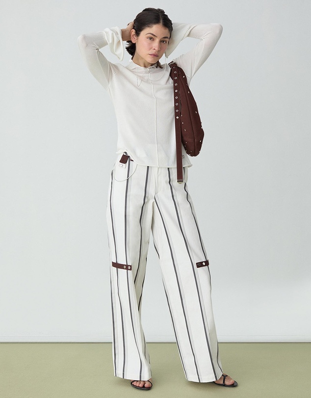 Laagam - Velia Striped Pants