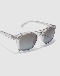 Hawkers Co - HAWKERS - Clip on Oat Milk DOT Sunglasses for Men and Women UV400