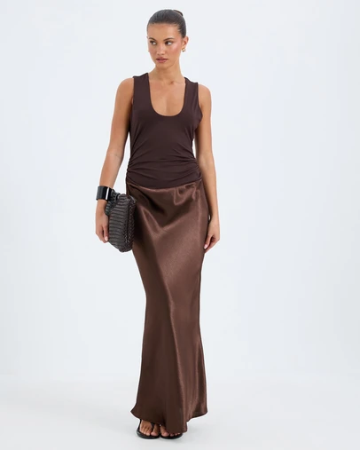 Calli - Logan Scoop Neck Maxi Dress