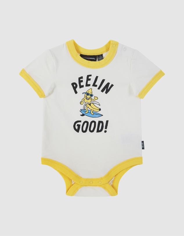 Rock Your Baby - Peelin' Good Ringer Bodysuit