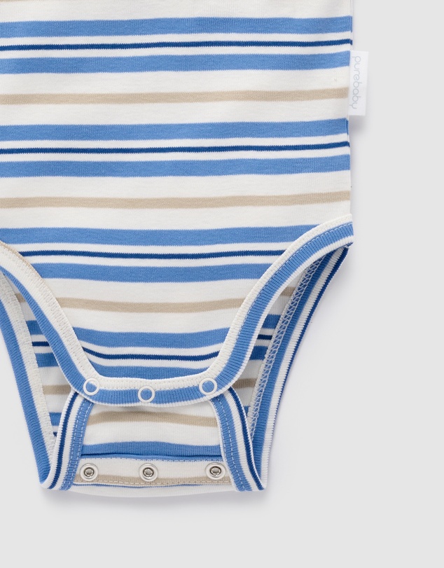 Purebaby - Appliqued Bodysuit-Kids-Babies
