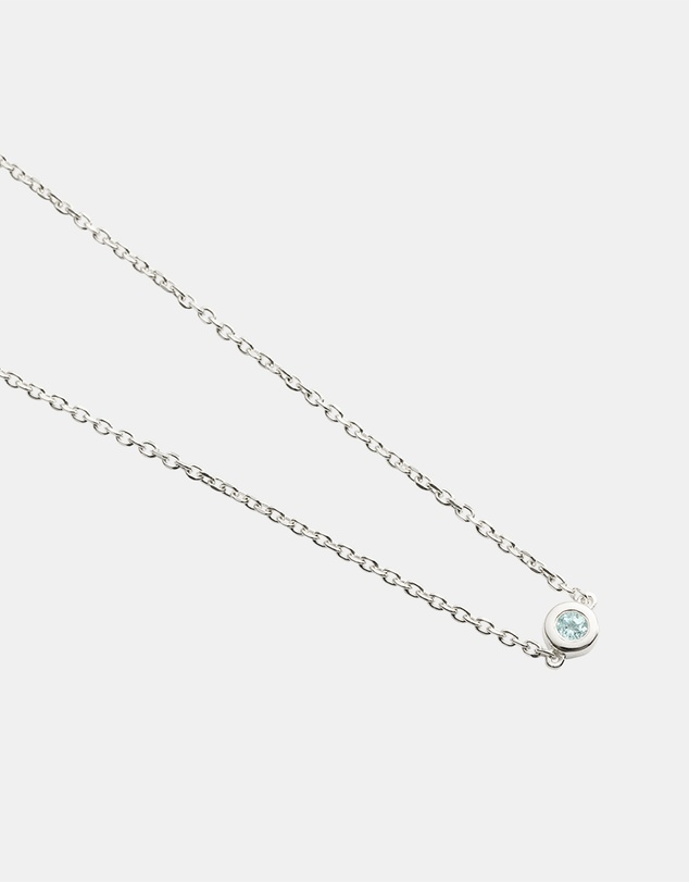 Kirstin Ash - Petite Birthstone Bracelet March Aquamarine