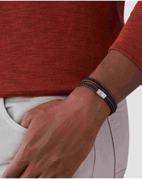 Fossil - Casual Texture Black Bracelet JF02934040
