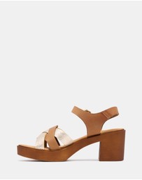BioNatura - Verna Leather Platform Heels