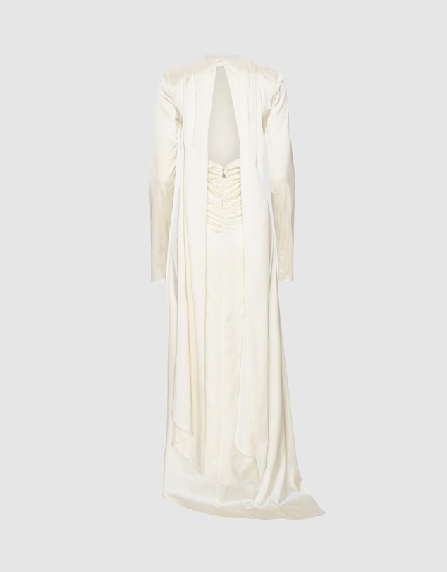 ROTATE - LS Scarf Dress