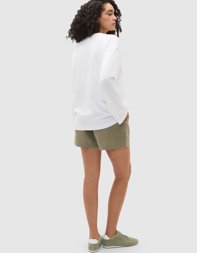 Seed Heritage - Cotton Relaxed Long Sleeve Top