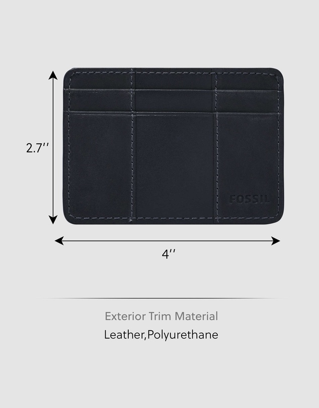 Fossil - Everett Navy Blue Card Case