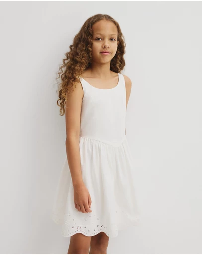 Country Road - Teen Sleeveless Cutwork Mini Dress