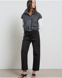 DRICOPER DENIM - Dina Cropped Barrel Jeans