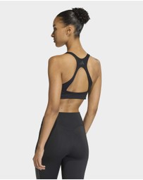 adidas Performance - Optime Workout 3-Stripes Medium Support Bra Womens