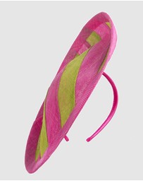 Max Alexander - Large Multicolor Plate Racing Fascinator Racing Fascinator