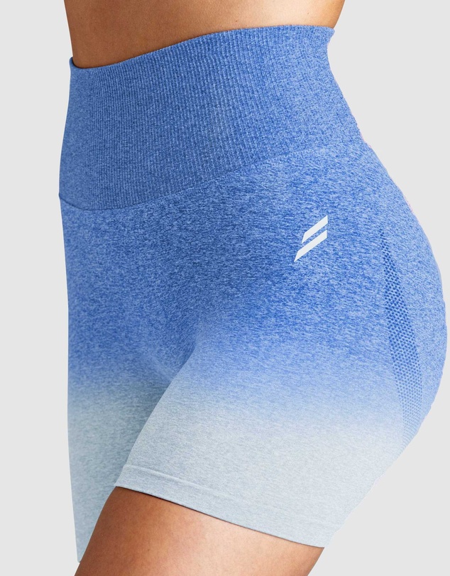 Doyoueven - Ombre Scrunch Seamless Shorts