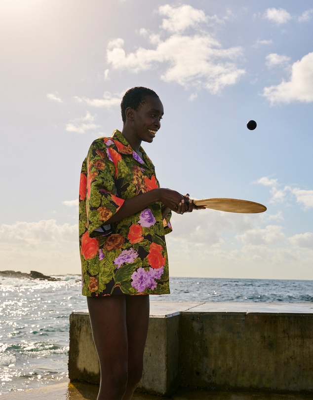 Sunnylife - Bamboo Paddles and Squash Balls