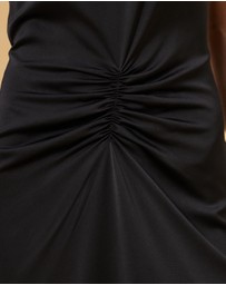 CHANCERY - Pia Ruched Waist Slinky Gown