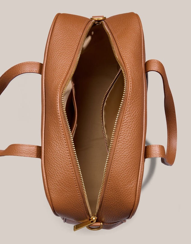 VESTIRSI - Vera Cognac Medium Bowler Bag