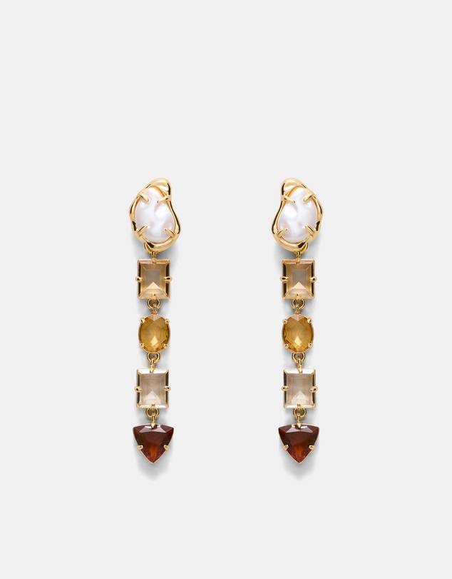MIMCO - Ornithea Long Drop Earrings