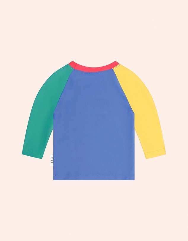 Huxbaby - Beach Puppy Colour Block Rashie - Kids